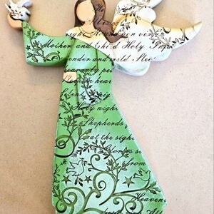 Wordscript Star Angel Dove Figurine Exclusively By Roman